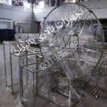 بک پشت سر عروس و دوماد و طاق گل و بک ورودی